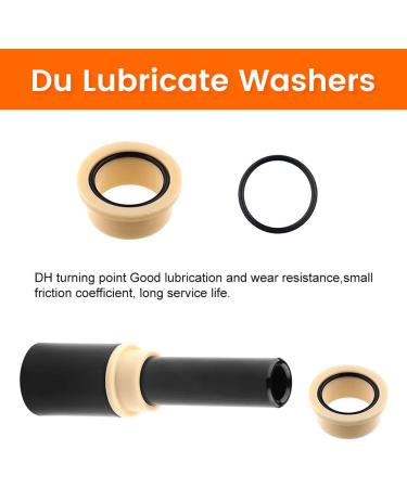 YEENOR DU Bicycle Shock Absorber Bushing Protective Sleeve M8*22/24/50mm - Rear Shock Bushing for Fox, RockShox, Marzocchi, DVO, DNM - Soft Tail Frame Compatibility - Buy Online on GoSupps.com