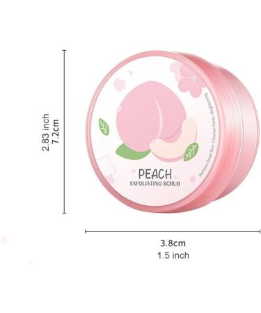 Gommage pour le corps Gommage pour le visage l'extrait de p che hydratant et exfoliant pour le corps le visage les mains les pieds exfolie doucement la salet et les cellules mortes de la - Buy Online on GoSupps.com