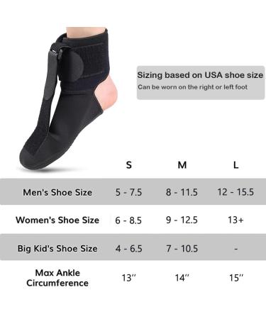Plantar Fasciitis Night Splint Sock - Pain Relief for Achilles Tendonitis Foot Drop & Heel Pain - Medium Size - Buy Online on GoSupps.com