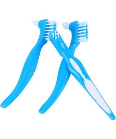 Minkissy 6 Pcs Double-Sided Toothbrushes for Denture Care | Best Brushes for Misaligned Teeth - Buy Online on GoSupps.com