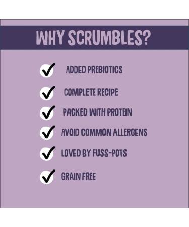 Scrumbles Nibbles 100% Natural Calming Dog Treats - Grain Free Turkey Training Treats 100g - Buy Online on GoSupps.com
