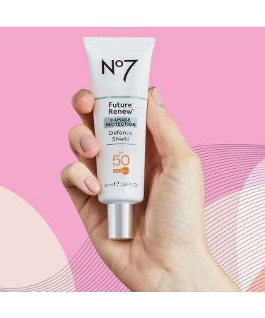 NO7 FUTURE RENEW DAMAGE PROTECTION DEFENCE SHIELD SPF50 - Buy Online on GoSupps.com