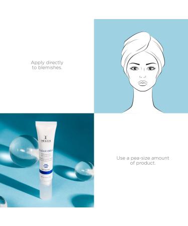 IMAGE Skincare CLEAR CELL Clarifying Acne Spot Treatment 0.5 oz - Salicylic Acid Formula for Existing and Preventing New Blemishes - Buy Online on GoSupps.com
