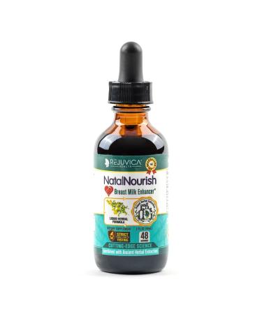 NatalNourish - Advanced Lactation Support Supplement - Liquid Delivery for Better Absorption - Fenugreek, Blessed Thistle, Anise, Fennel & More! 2 Ounce (Pack of 1)