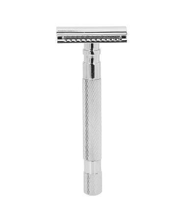 Premium Silver Manual Safety Razor for Men | Exquisite Craftsmanship | International Shipping Available - Buy Online on GoSupps.com