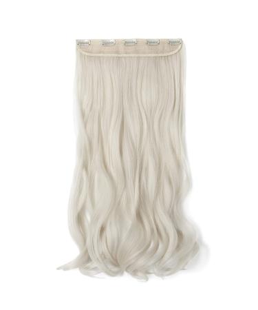 Buy Sego 60cm Clip-In Hair Extensions | Wavy Platinum Blonde | Full Head Natural Look - Buy Online on GoSupps.com