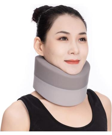 SSDDDLZEQ foam-neck-collar adjustable breakwear in medical quality soft neck support relieves pain pressure in the spine can be used in sleep (size: s)
