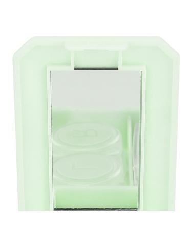 Leak-Proof Green Contact Lens Case - Portable Container for Outdoor & Home Use - Buy Online on GoSupps.com
