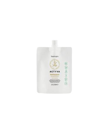 Kemon Kemon - Actyva Bellessere Shampoo and shower gel for body and hair with a velvety effect with argan and linseed oils - Travel size 100 ml