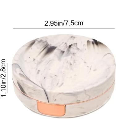 Jiuyuanchunjj Portable Contact Lens Container Box - Multi-Colored Travel Case with Invisible Mirror for Office & School - Mini Soak Storage Solution - Buy Online on GoSupps.com