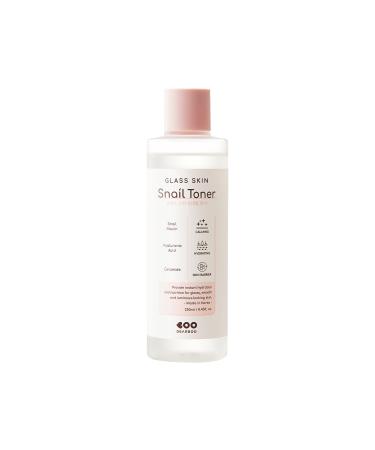 DEARBOO Glass Skin Snail Toner 8.45 fl oz Hydrating Facial Toner with Snail Mucin for a Radiant-Looking Complexion