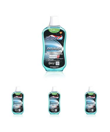 Odol-med3 Mouthwash Power alcohol-free mouthwash 500ml (pack of 4) 500 ml (pack of 4)
