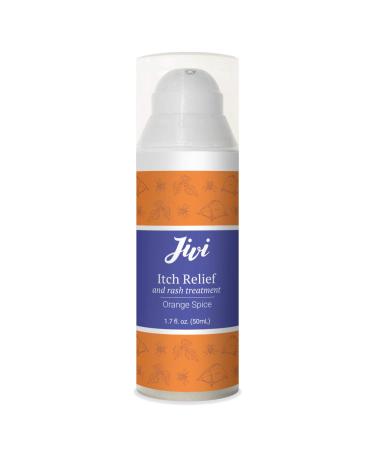 Itch Relief & Rash Treatment (Orange Spice) | Soothes Bug Bites Poison Ivy Sun Burn & More | 100% Natural with Organic Ingredients | Made for All Skin Types Including Sensitive Skin | 1.7 fl. oz