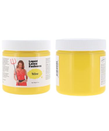 Liquid Latex Fashions - Ammonia-Free Liquid Latex Paint for Adults & Kids | Yellow 4 Oz | Ideal for Parties & Cosplay - Super Flexible - Buy Online on GoSupps.com