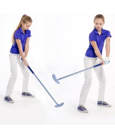 Wassteel Kids Golf Clubs-6063 Aluminum Alloy Left Handed Putter Set for 5 Year Old Boys Girls - Indoor/Outdoor Mini Golf Putters with 5 Plastic Balls - Silver&Blue - Buy Online on GoSupps.com