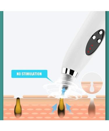 JYYBN Blackhead Remover Pore Vacuum-Electric Cleaner Blackhead Acne Extractor Suction Tool USB Rechargeable with 3 Suction Probes for Facial Skin - Buy Online on GoSupps.com