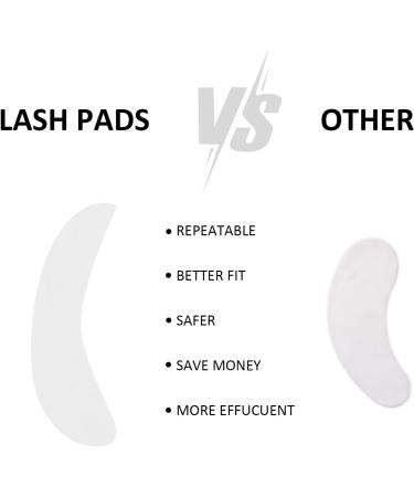 PERMANIA Lash Pads Eyelash Pads for Lash Extensions Eyelash Pads for Lash Lift Reusable Lash Pads Silicone Material for a Skin-Friendly Fit Cruelty-Free (White) - Buy Online on GoSupps.com