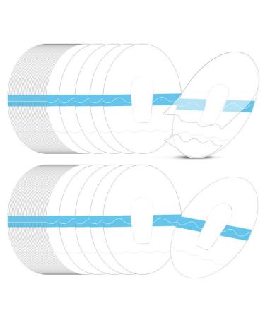 Feriany 50Pcs/Set Freestyle Adhesive Plaster Clear Waterproof Sensor Protection Cover Transparent