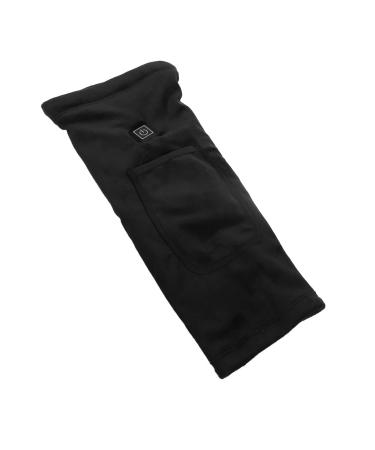 Pomya Heated Knee Brace Wrap USB Charging 3 Gears Adjustable Knee Heating Pad Electric Heating for Chilly Day (M) M M