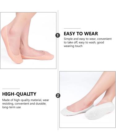 Minkissy Spa Socks for Women & Men - 2 Pairs Low Cut Foot Socks | Moisturizing Liner Socks | Perfect for Hard Casual Wear | 16.5x8.7 cm - Buy Online on GoSupps.com