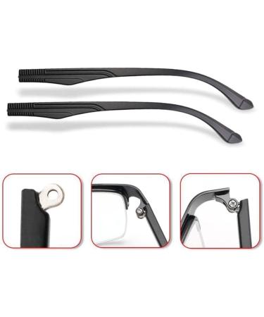 Buy CASOTA Glasses Replacement Temples - TR90 Plastic Eyewear Temples for Men & Women - Durable Black Repair Parts - Buy Online on GoSupps.com