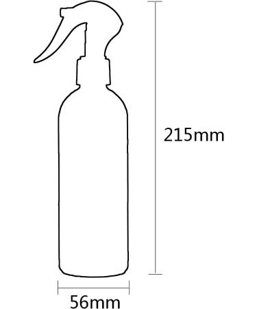 Zeoabsy 6 Pack 300ml Brown Plastic Spray Bottles with Black Spray Heads Fine Fog Atomizer for Plants Cleaning and Hairdressing | Includes Funnel - Buy Online on GoSupps.com