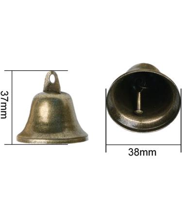 12Pcs Vintage Style Bronze Bells for Home Decor, Potty Training, Wind Chimes - 38mm/1.5inch Dia - Buy Online on GoSupps.com