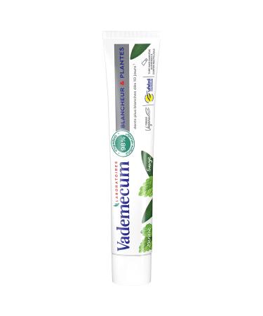 Vademecum Whitening Toothpaste - Mint & Sage - 98% Natural Vegan - 4 Pack 75ml Each - White Teeth in 10 Days - Buy Online on GoSupps.com