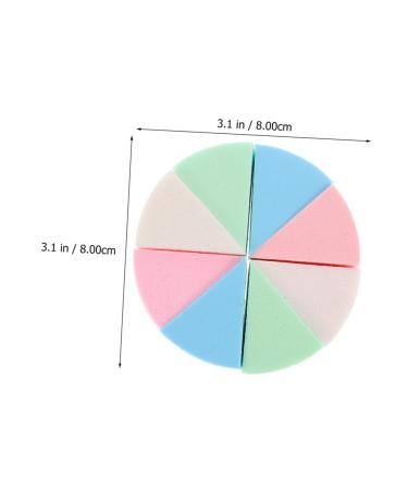 FRCOLOR 9 Sets Triangular Makeup Sponge Puffs - Wedge Shape Cosmetic Tools for Women - Perfect for Foundation & Loose Powder Application - Buy Online on GoSupps.com