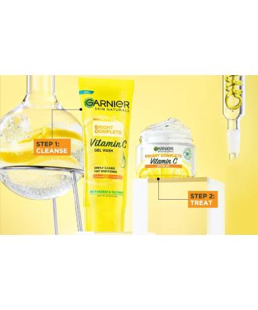 Brightening Moisturiser Garnier Serum Gel Infused with Vitamin C and Lemon For Radiant skin Garnier Bright Complete Vitamin C 45g - Buy Online on GoSupps.com
