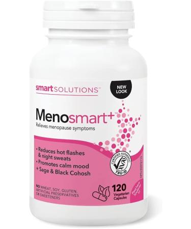 ESTROsmart - Hormone Support Supplement - 120 Capsules + Smart Solutions Menosmart Plus 120 Caps - Buy Online on GoSupps.com