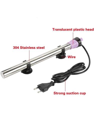 HEEPDD Stainless Steel Aquarium Heater 50W 100W 200W 300W 500W Options | Car Thermostat Electrical Heating Bar for Optimal Fish Care - Buy Online on GoSupps.com