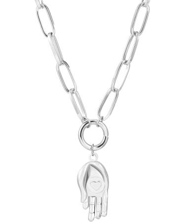 Oralgos Fashionable Vintage Keybone Choker Necklace - Versatile Handheld Patch Jewelry for Women - Unique Metal Accessories - Buy Online on GoSupps.com