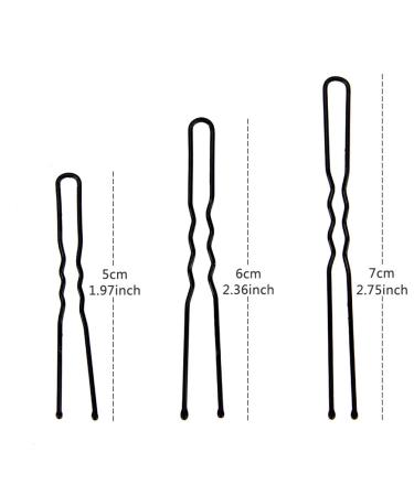 KINGMAS 2 Inch U Shaped Hair Pins (Pack of 180) with Storage Box - Bun Bobby Pins for Hair Styling - Buy Online on GoSupps.com