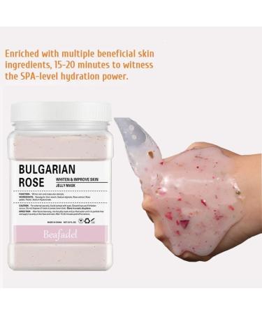 Professional Hydrating Jelly Mask Powder | Hyaluronic Acid Peel Off Face Mask with Silicone Brush | 23 Fl Oz Collagen for Spa Quality Skincare - Buy Online on GoSupps.com