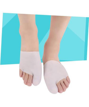 White Gel Toe Separator - 1 Pair Toe Spacer for Bunions - Thumb Head Gel Splitter - Bunions Toe Separator - Buy Online on GoSupps.com
