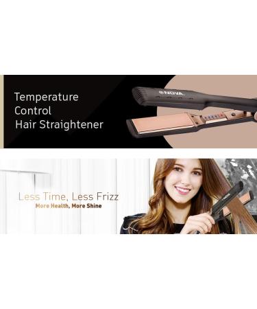 Buy Nova Nhs 901 Temperature Control Hair Straightener for Women (Black) - International Shipping Available - Buy Online on GoSupps.com