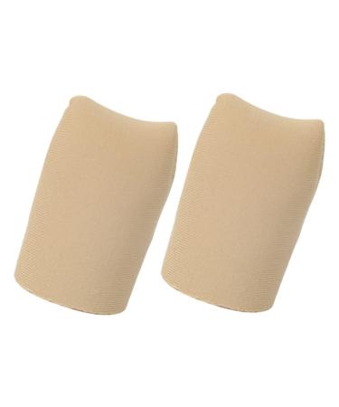minkissy 2pcs Toe Scuffs Silicone Gel Elasto Gel Silicone Toe Sleeves Toe Cushion Tube Big Toe Guards Toe Protectors Toe Finger Protector Toe Protective Covers Toe Silicone Nylon Covers As Shown 2.6x4cm