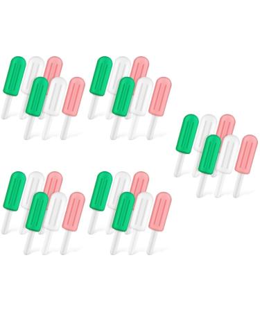 Healifty 30 Pcs Popsicle Silicone Chew Kids Gummies Chew Sticks for Silicone Chewers Invisible Man Child Cute