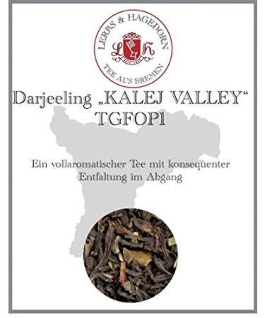 Lerbs & Hagedorn Darjeeling Second Flush TGFOP1 type Kalej Valley flowers soft long lasting approx 2 kg 162 liters
