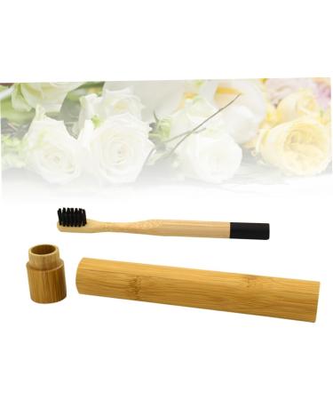 FRCOLOR Bamboo Toothbrush - Eco-Friendly Wooden Bristle Toothbrush for Adults | Sustainable Oral Care - Buy Online on GoSupps.com