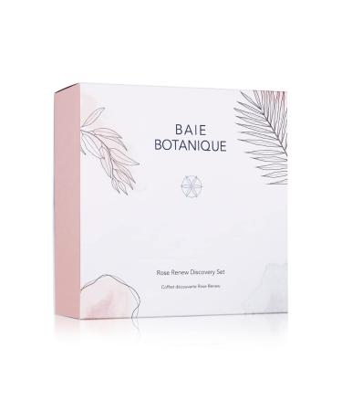 Baie Botanique Rose Renew Discovery Set | Luxury Vegan Organic Skincare | Multi-Award-Winning 6 Step Routine for Radiant Skin - Buy Online on GoSupps.com