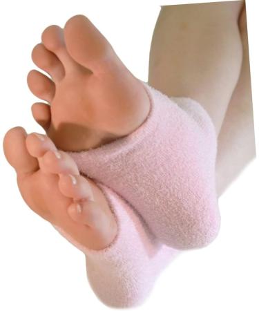 Ipetboom Womens Blue Socks Moisturizing Gel Socks Moisturizing Heel Socks Vented Heel Sleeves Women s Socks Essential Oils Moisturising Gel Heel Socks High Heels Spa Miss Pink - Buy Online on GoSupps.com