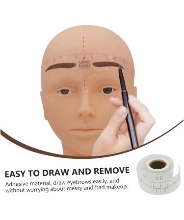 Angoily 1 Roll Disposable Ruler Stickers Eyebrow Microblading Ruler Eyebrow Ruler Woman Scale Tool - Buy Online on GoSupps.com