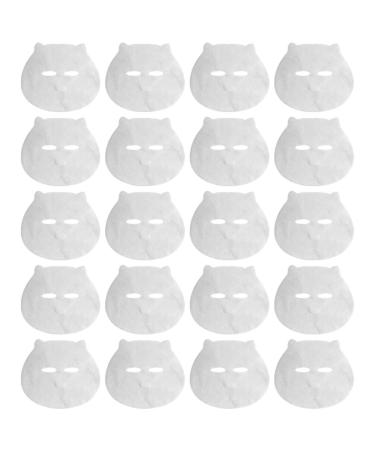 minkissy 100pcs Skin Care Mask Sheets Breathable Non-woven Full Face Mask Sheets Beauty Tools for Girls Boys Children Kids