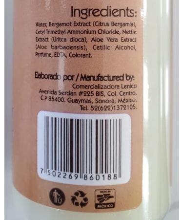 Buy Bergamot Shampoo & Conditioner Set 500ml | Nourishing Hair Care for All Hair Types | International Shipping Available - Buy Online on GoSupps.com