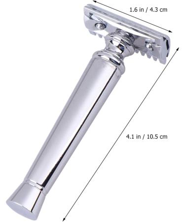Buy Reusable Safety Razor for Men - Traditional Manual Shaving Razor | Eco-Friendly Wood Design - Buy Online on GoSupps.com