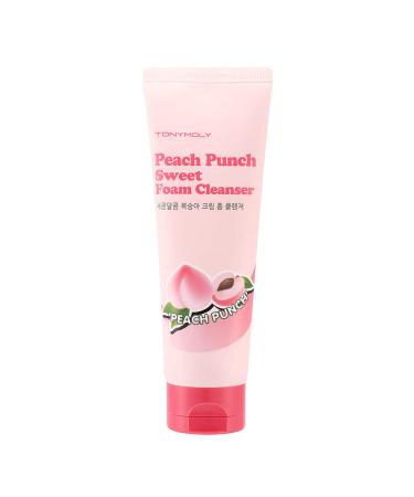 TONYMOLY Peach Punch Sweet Foam Cleanser 5 Fl Oz (Pack of 1)
