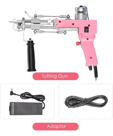 FancyBant 2 in 1 Electric Tufting Gun for Carpet Weaving - Pink - Buy Online on GoSupps.com