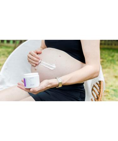 TriLASTIN Maternity Stretch Mark Prevention Cream - 4oz, Hypoallergenic & Paraben-Free, Pregnancy Skincare Gift for Moms - Buy Online on GoSupps.com
